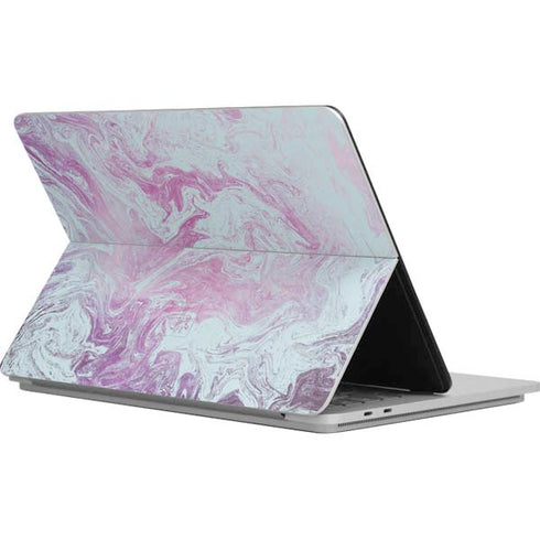 Blue and Purple Marble Surface Laptop Studio Skin